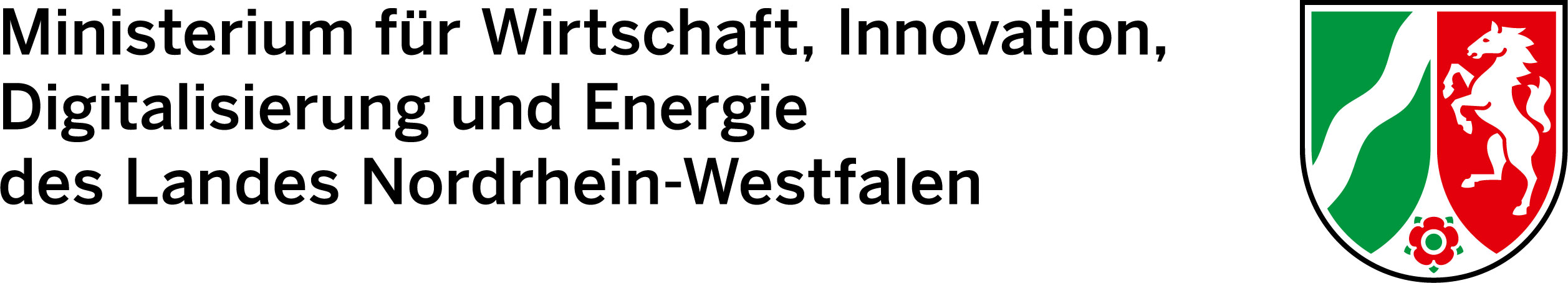 Logo Ministerium für Wirtschaft, Energie, Digitalisierung und Innovation des Landes Nordrhein-Westfalen